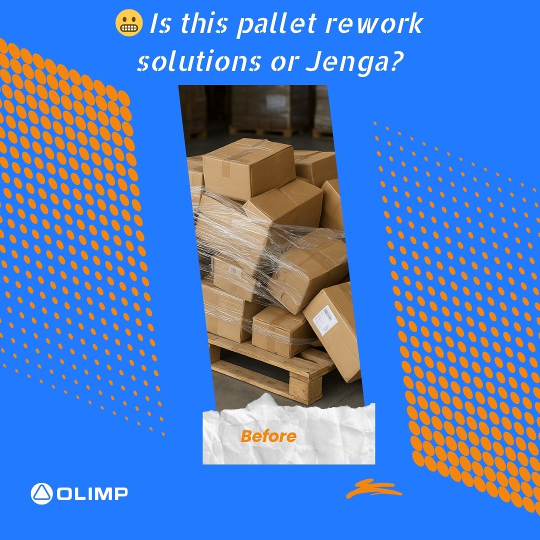 From Jenga vibes to cargo secure — OLIMP pallet rework keeps every load road-ready