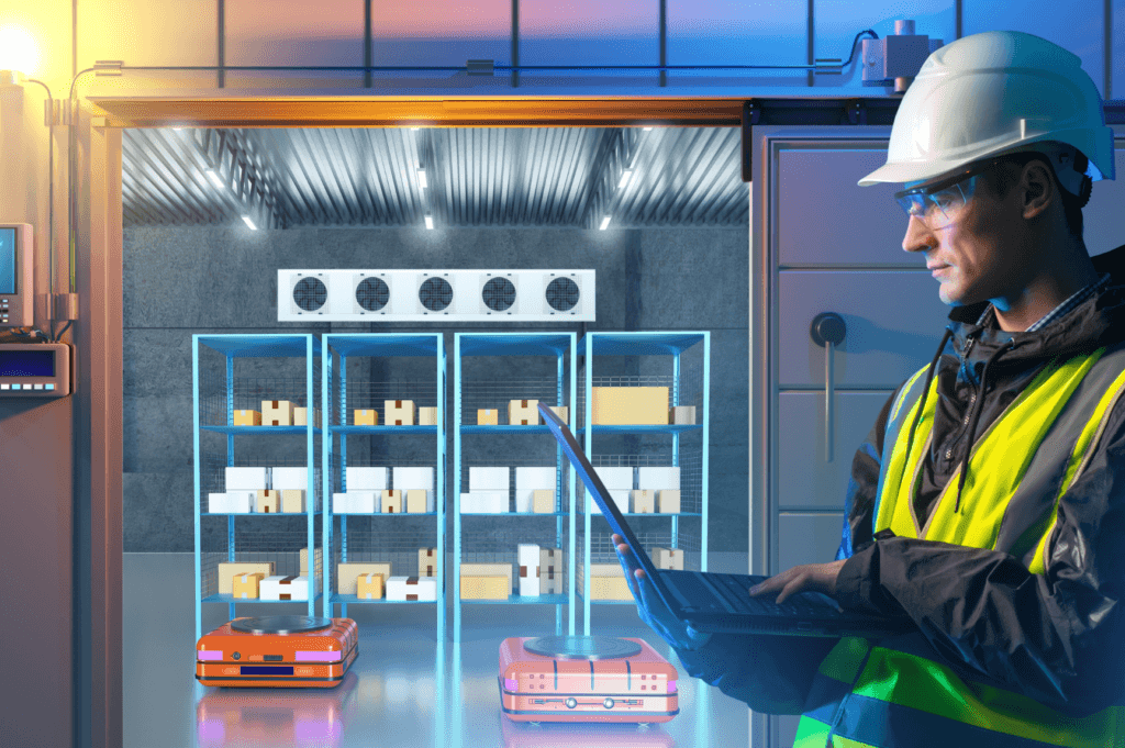 Cold storage facility in Charleston, SC storing perishable food and pharmaceuticals at safe temperatures