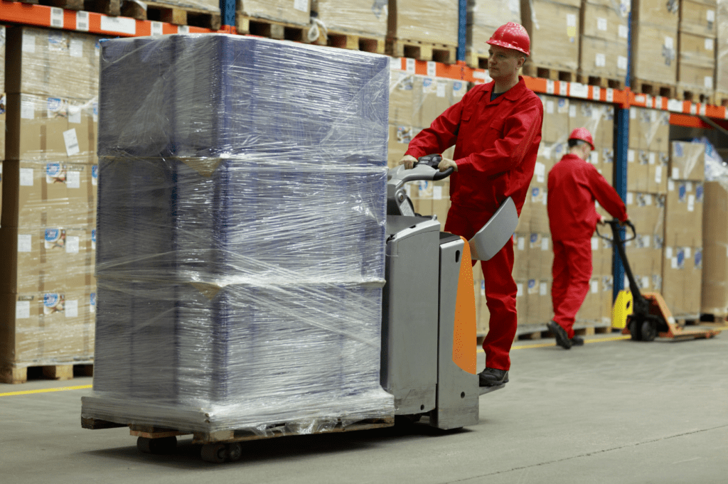 Cleveland warehouse pallet storage and forklift operations
