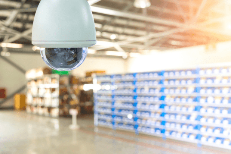 Short-term storage for holiday inventory in a warehouse.