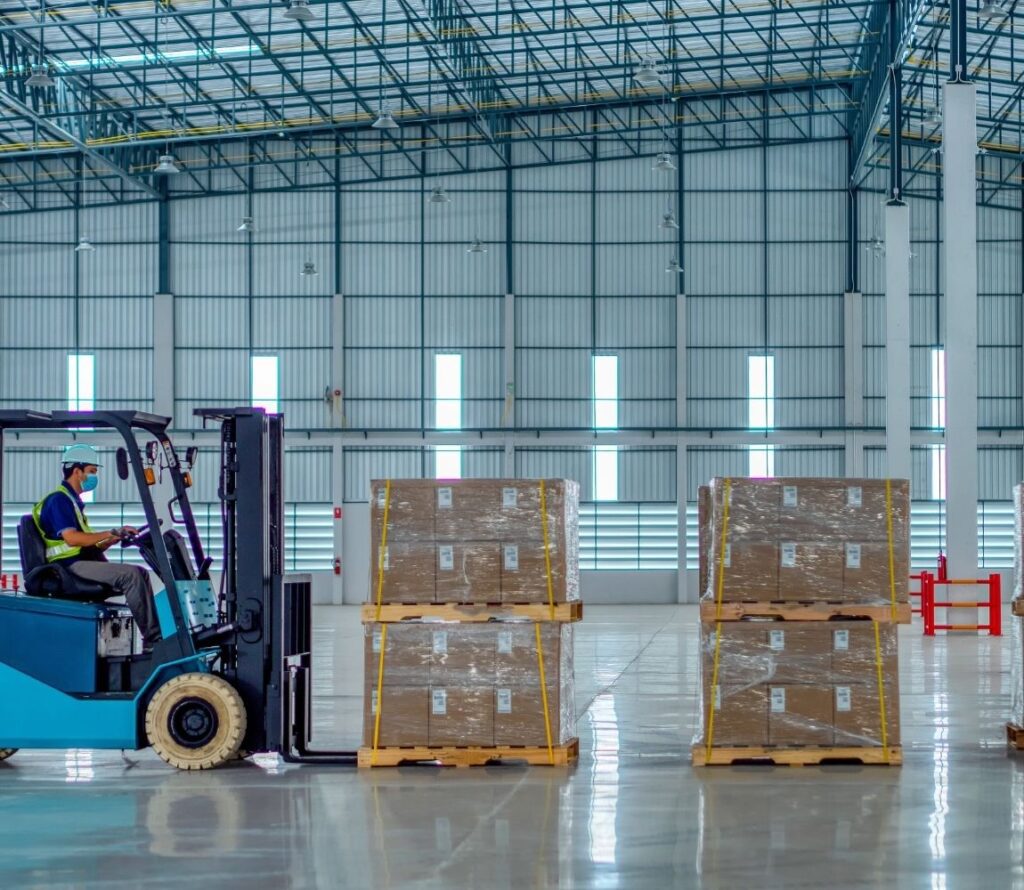 Reorganizing fallen pallets minimizes waste and supports sustainable practices.