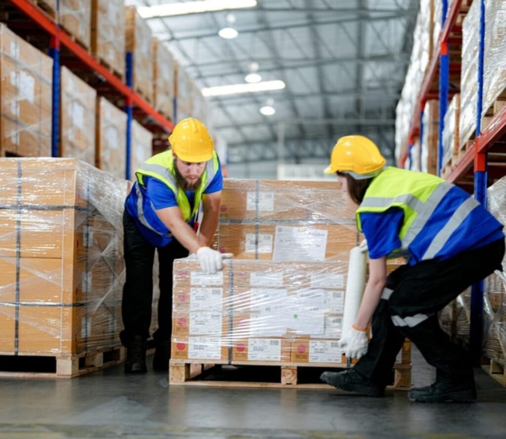 OLIMP Warehousing offers precise pallet rework services in Des Moines, ensuring the stability of your pallets and products to reduce damage and improve supply chain efficiency.