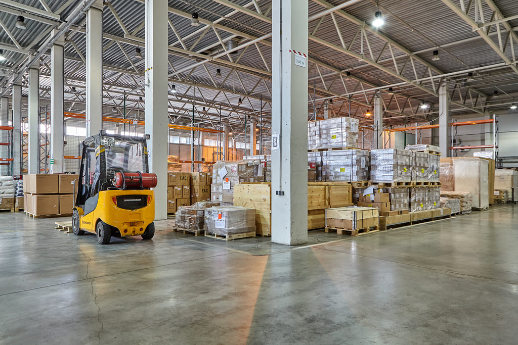 Secure bonded storage facility with climate control and customs-compliant warehousing solutions