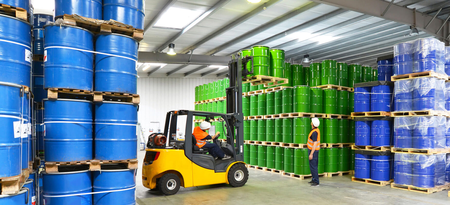 chemical warehousing and hazmat storage facility