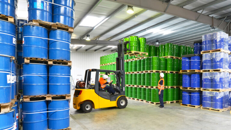 chemical warehousing and hazmat storage facility