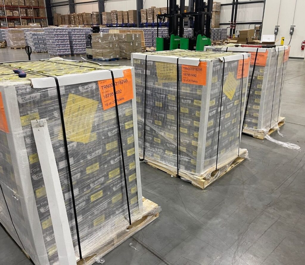 Pallet rework and restacking service in Jackson WY for shifted freight