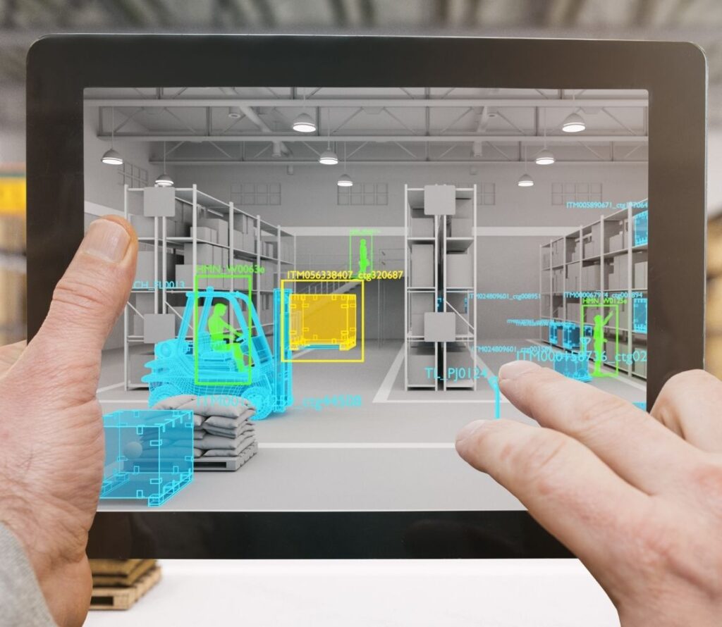 Interior warehouse storage space in Morris IL showing organized pallet racking and freight handling for short-term and long-term warehousing services.