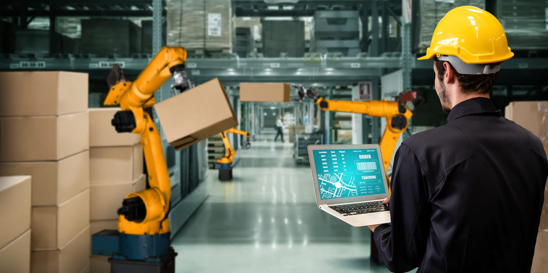 : Smart robot arm systems for innovative warehouse and factory digital technology .