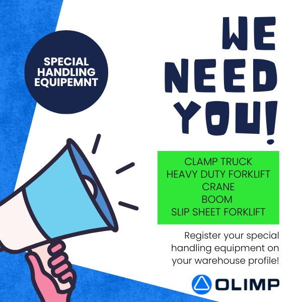 Warehouse with clamp truck and crane handling oversized paper rolls and solar panels.