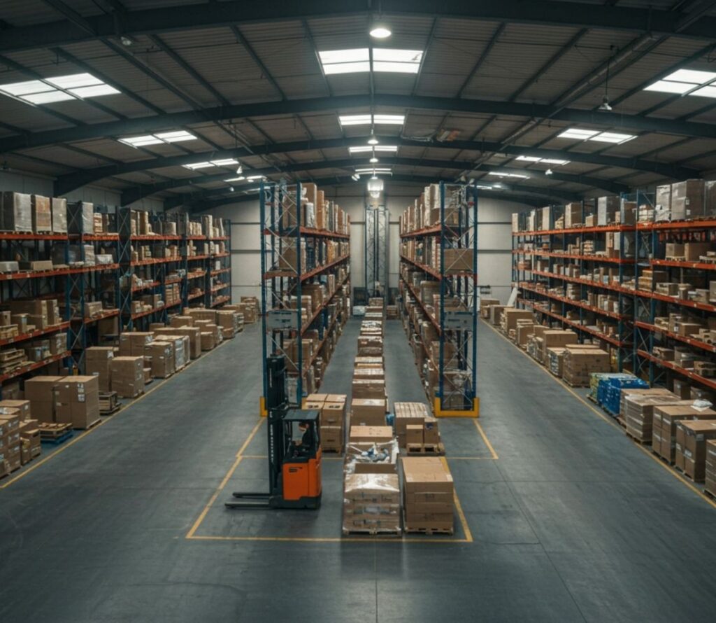 Professional warehousing company enhancing operational efficiency and customer satisfaction