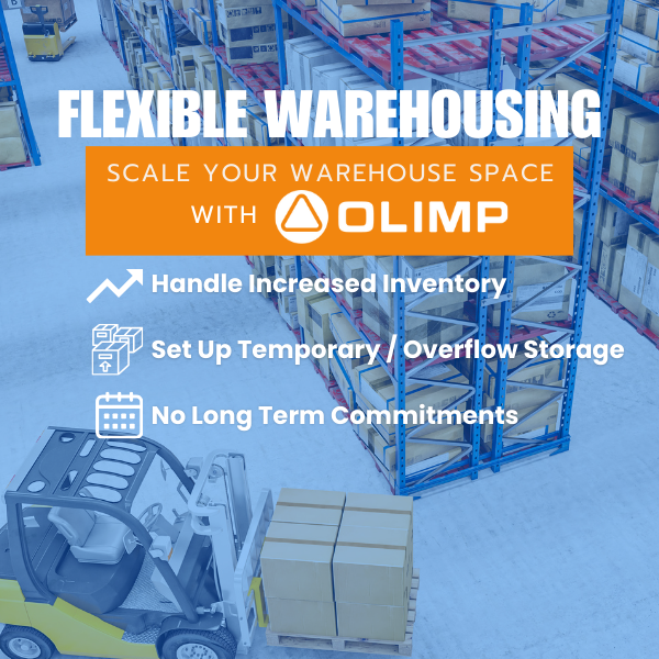 OLIMP flexible warehousing – scalable short-term and long-term storage solutions across North America