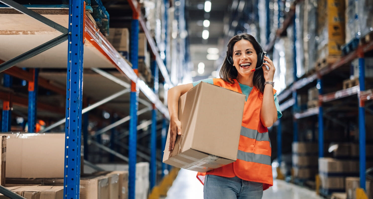 Warehouse staff scanning items with barcode scanners for error-free 3PL fulfillment and mispick prevention.