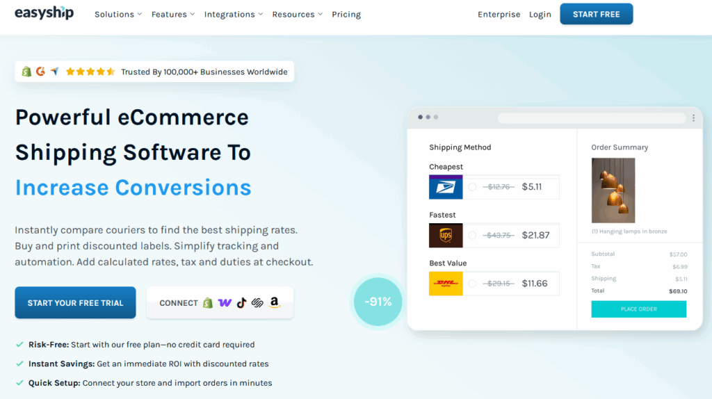 Easyship - eCommerce Shipping Software