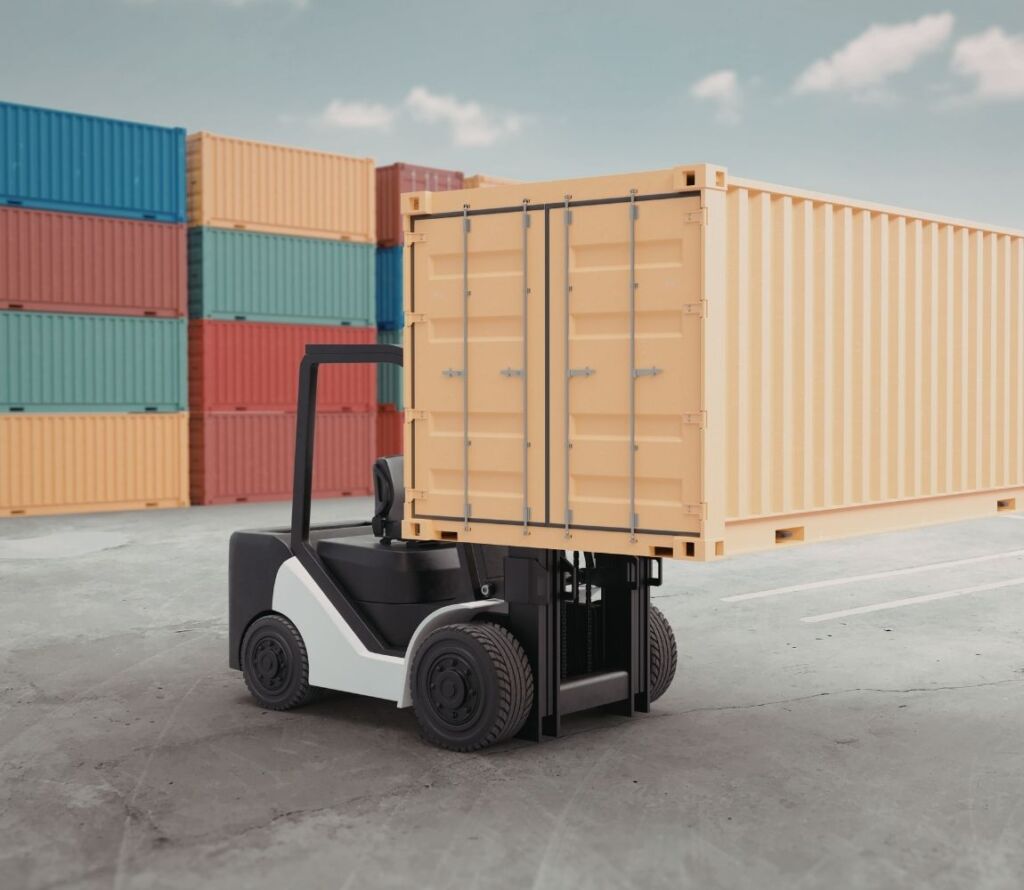 Drayage trucking company handling short-distance cargo transport