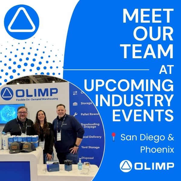 OLIMP Warehousing team attending logistics conference and meeting customers at TIA Capital Ideas Conference in Phoenix