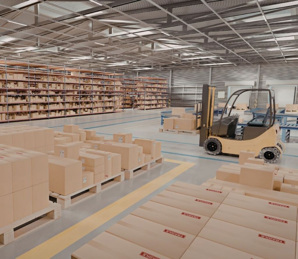 Professional warehouse logistics company supporting efficient supply chains