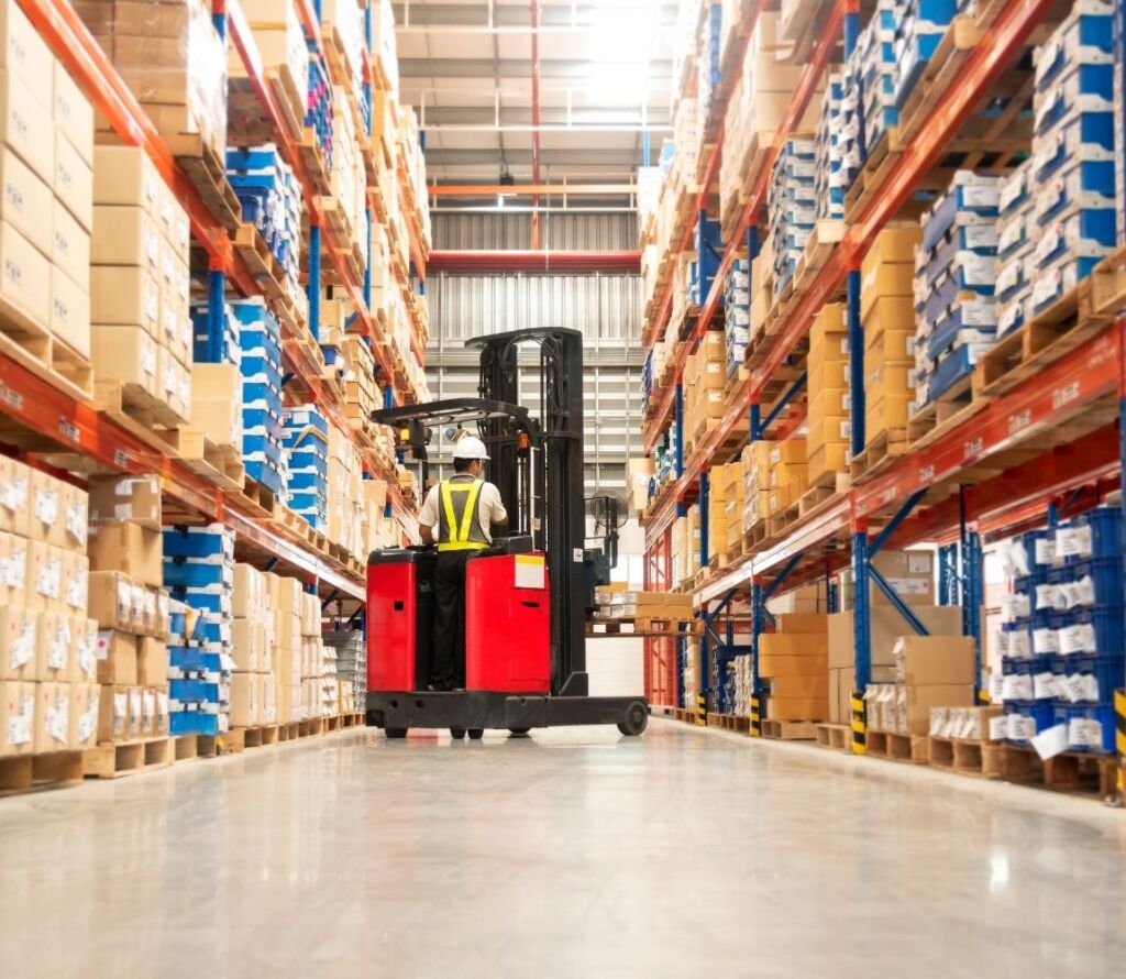 Modern warehouse and logistics center in Goldsboro ensuring secure storage and distribution of products.