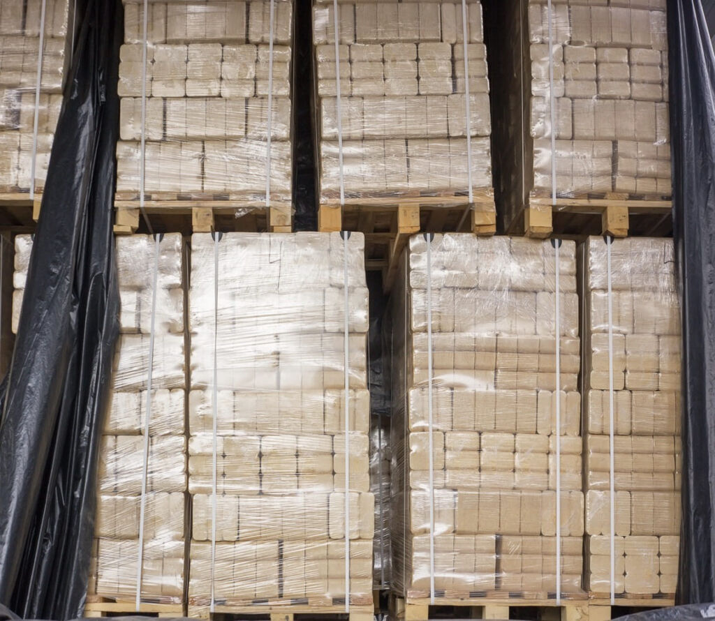 Expert pallet rework and restacking services at our Taylor, PA warehouses