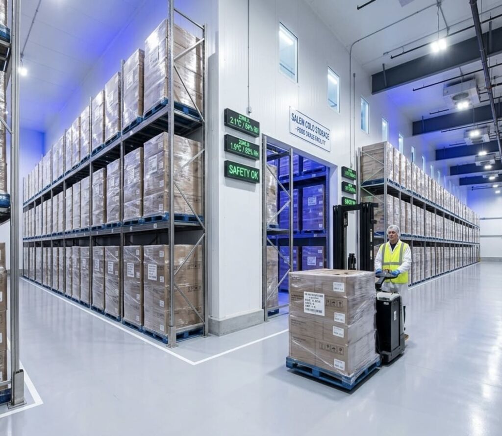 Modern warehouse with temperature-controlled storage in Salem Oregon