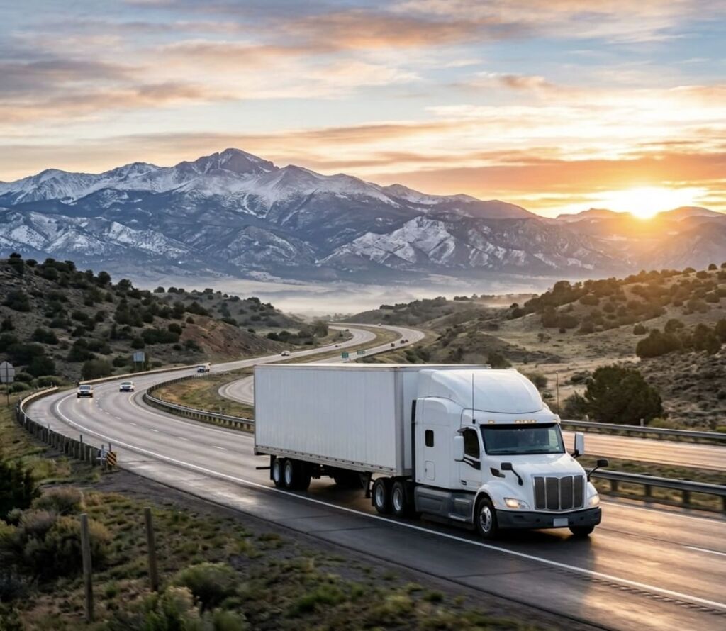 Drayage trucks and warehouse logistics operations in Loveland, CO