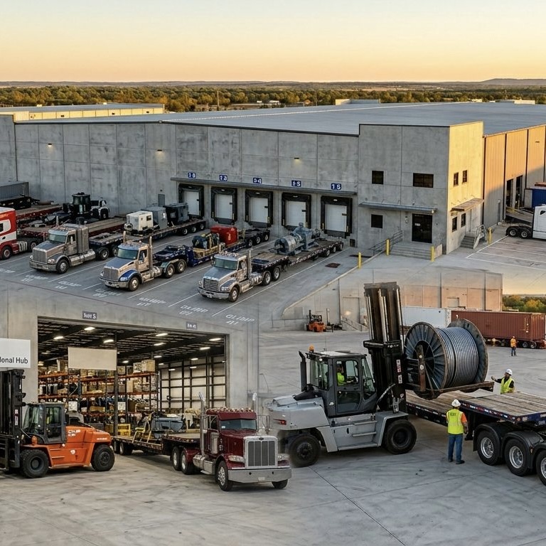 Professional drayage fleet and industrial warehouse management in Pryor, OK