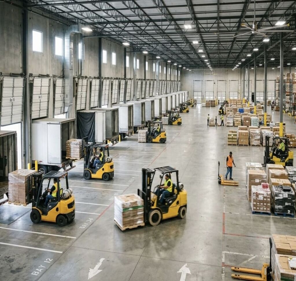 Distribution and logistics operations at Lubbock warehouse facilities