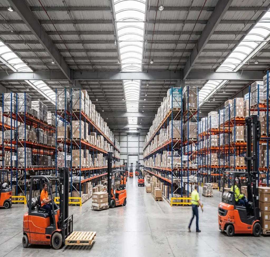 Cross-docking and distribution operations in Wind Gap, PA